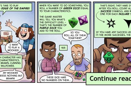 Up to 4 players, la BD qui explique les Jeux de Rôles
