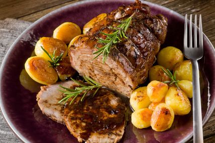 Rôti de veau au miel