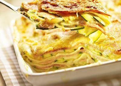 Lasagnes aux courgettes et au chèvre