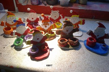 Sculpture enfants FL : le père noël