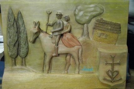 Sculpture sur Bois : la Camargue