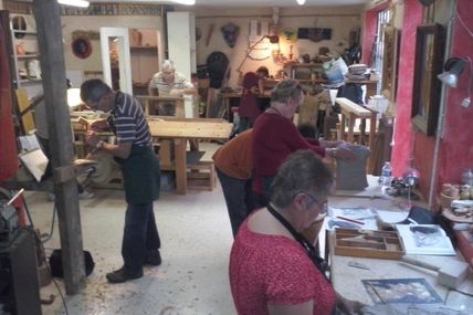 Travaux et reprise des cours de sculpture