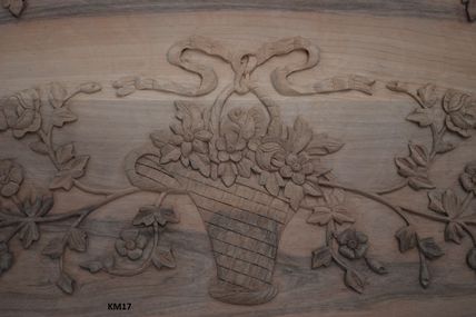 Sculpture sur Bois : le panier