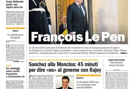 Le père Noel François Le Pen est passé à Paris...