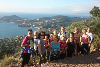 Le Rastel d'Agay en marche nordique