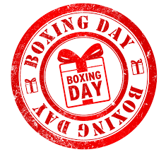 Boxing Day - December 26th