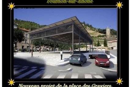 La place « fantôme » des Graviers à Tournon-sur-Rhône