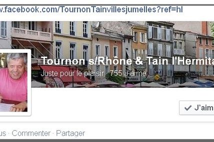 Tournon s/Rhône & Tain l'Hermitage sur facebook