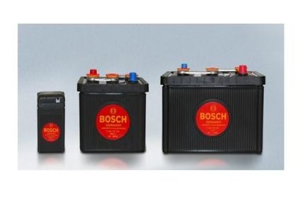 BATTERIE BOSCH AU DESIGN RETRO POUR ANCIENNES MOTOS BMW, DKW, NSU, TRIUMPH, ZUNDAPP DE 1930 à 1970