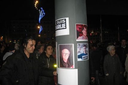 Rassemblement de soutien à Charlie Hebdo