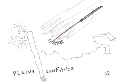 Ex Voto à Nicolas le kiné, dessin, déc 14