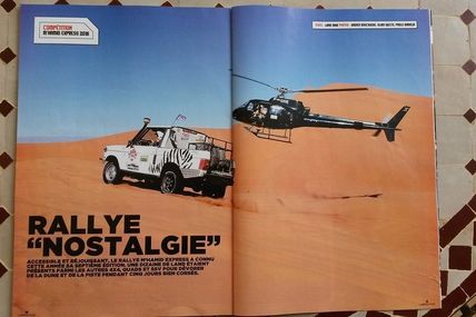 C'est parti pour une semaine de désert. rallye raid maroc