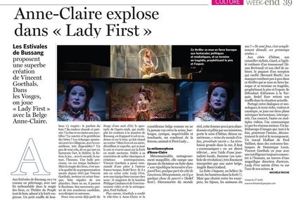 Mes textes Lady First et E-passeur dans la presse