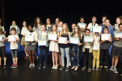 Cérémonie de remise des "Certificats de fin de cycle"