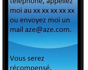 Smartphone perdu