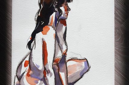 Modèle Vivant 10 minutes / Life-drawing of 10 minutes