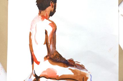 Modèle Vivant 8 minutes / Life-drawing 8 minutes