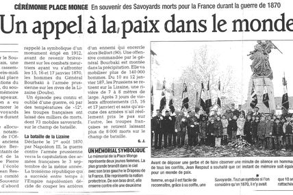 Les anciens de 1870 (Notre Dame des Millieres)