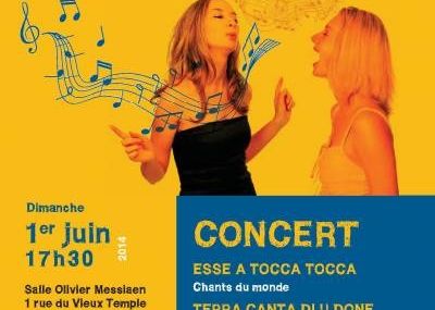 Concert, Dimanche 1er Juin à 17h30, salle Olivier Messiaen