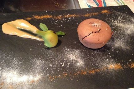 moelleux au chocolat et son caramel de lait