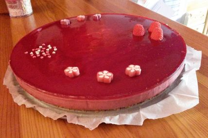 Bavarois Framboisier