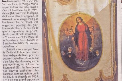 BANNIERE DE NOTRE DAME LA PROVIDENCE LA RENAISSANCE 24 AVRIL 2015