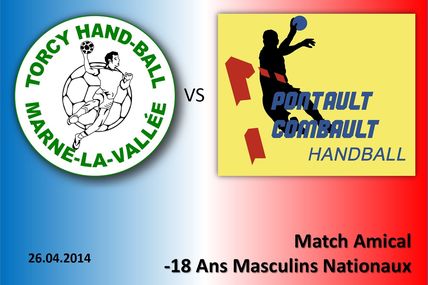 TORCY HB MLV vs PONTAULT-COMBAULT (Amical -18M) 26.04.2014