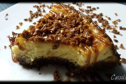 Cheesecake craquant au Caramel d' Isigny
