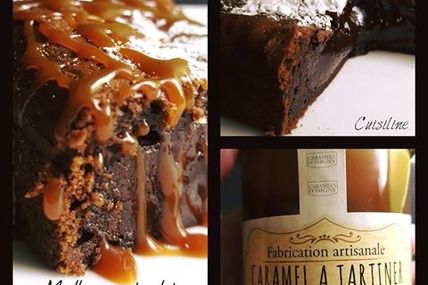 Moelleux coulant chocolat et Caramel d Isigny