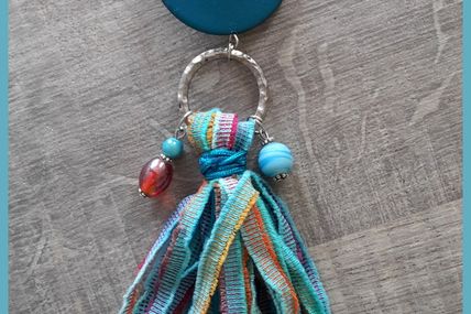 Bijoux de sac dans l'air du temps ! coloré , bohème !