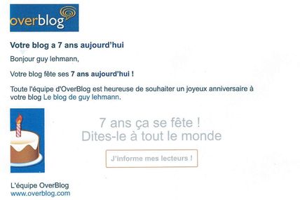 7 ans, l'âge de raison...