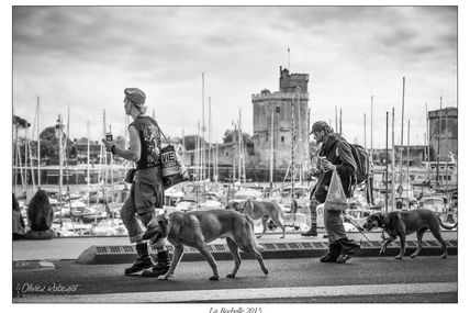 Dans les rues de La Rochelle (noir & blanc)...
