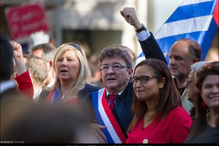 Paris, manifestation de La France insoumise du 23 septembre 2017
