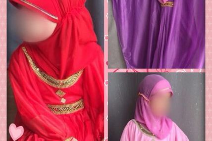 Abaya papillon... Des robes de princesses pour l'Aïd