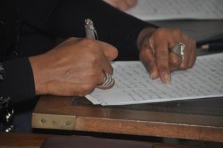 Atelier d'écriture avec notre ursidé Christian Rome