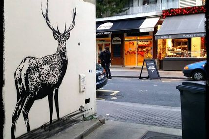 La conquête de l'Ouest de Tefi, street artist.