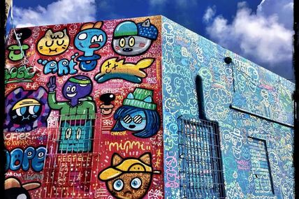 Winwood à Miami, magnifié par le Street Art. (Fr. & Engl.)