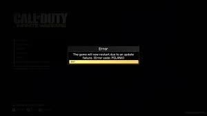 Infinite Warfare : Code erreur Polana