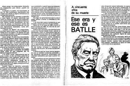 Ese era y ese es BATLLE