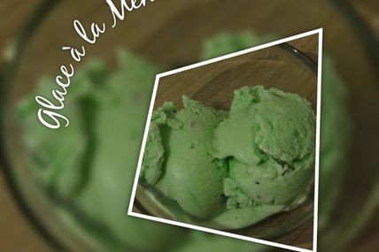Glace à la menthe