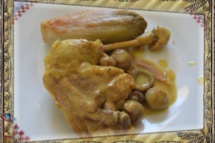 Cuisse de poulet au curry