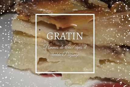 Gratin de pommes de terre aux cèpes