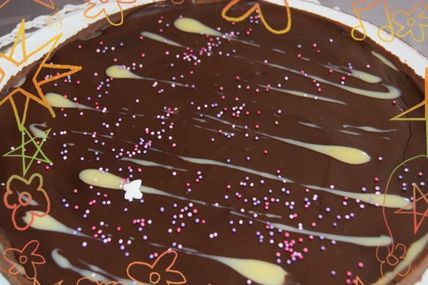 Tarte chocolat caramel ( recette du livre Dessert gourmand)