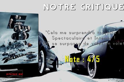 Notre Critique : FAST AND FURIOUS 8 (SANS SPOILERS, JUSTE AVIS)