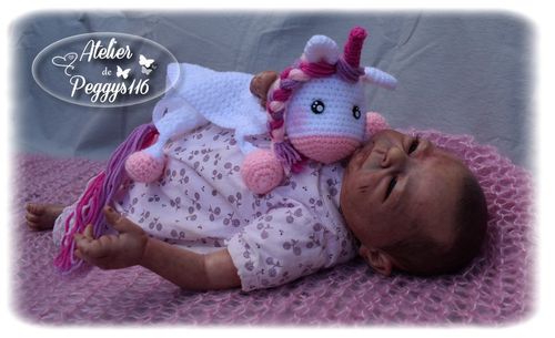 doudou licorne crochet