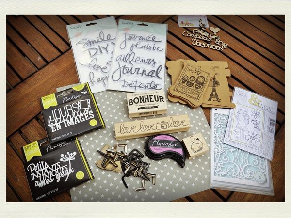 Mes achats à Scrap' Ain