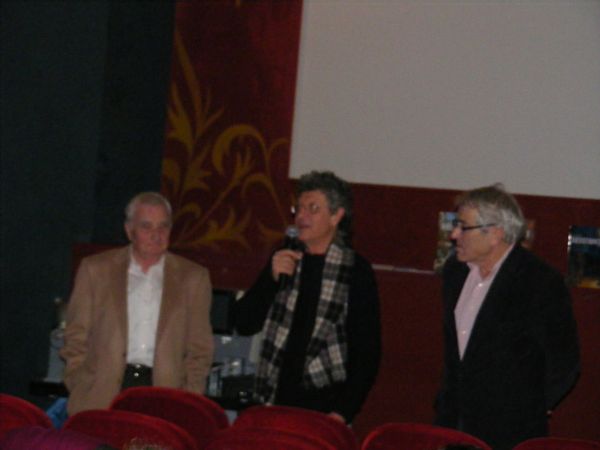 Pierre Branac Jean-Claude Cavaignac, Georges Duffau-Epstein et le public de l'Utopia