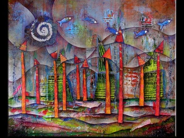 J'AI DIX ANS... de peinture derrière moi. Exposition à Terrasson