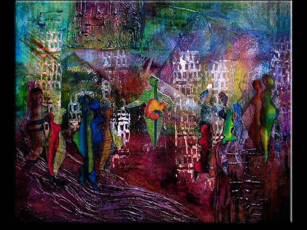 J'AI DIX ANS... de peinture derrière moi. Exposition à Terrasson