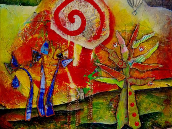 J'AI DIX ANS... de peinture derrière moi. Exposition à Terrasson